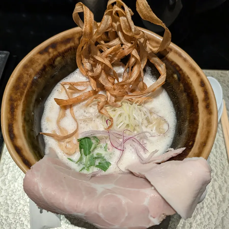 Chicken Paitan (Tori Soba) at Torisoba Zagin