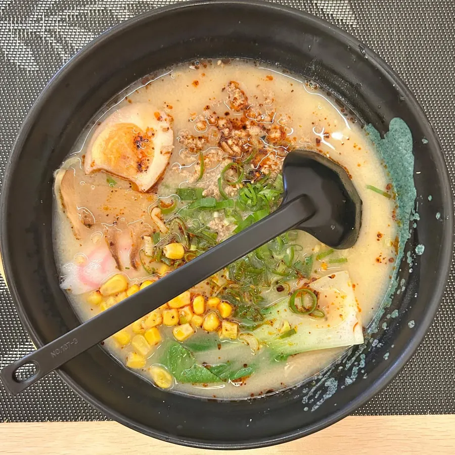 Spicy Beef Miso Ramen at Bella