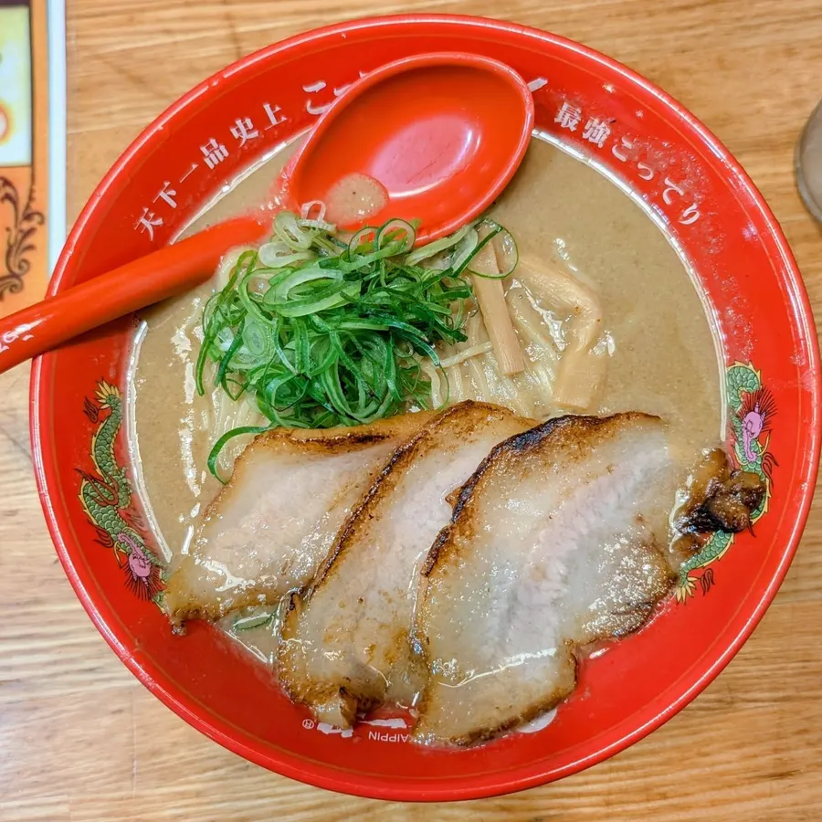 Max Ramen with Fatty Grilled Chashu at Tenkaippin